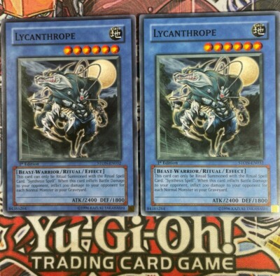 yugioh lycanthrope deck *** 2X Lycanthrope 1st Ed 2x*** STON-EN032 | YuGiOh! NM