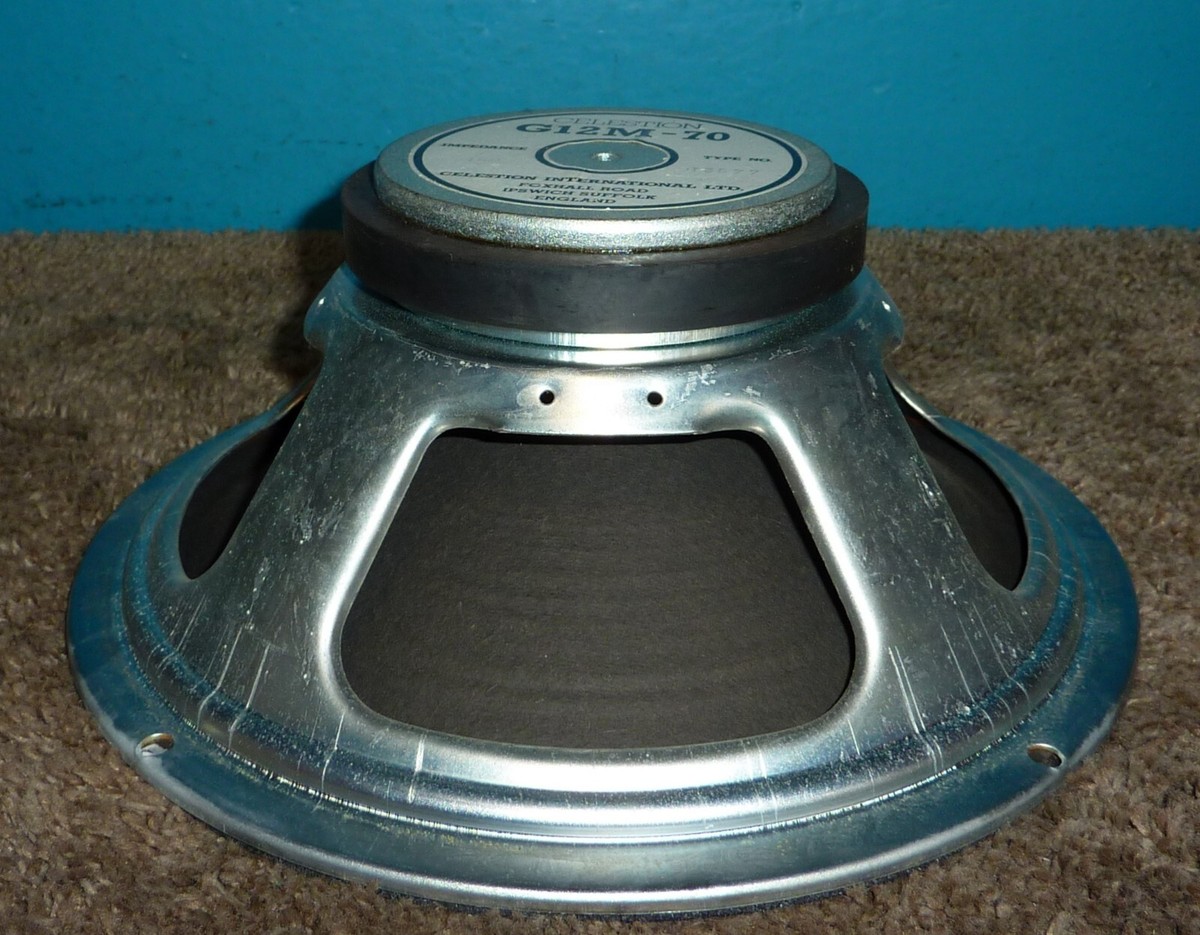 Celestion G12M-70 Speaker 12in 16Ω Type T-3577 Very Good Condition 