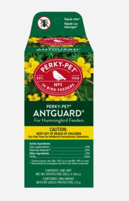 Perky Pet ANT GUARD For Hummingbird Feeders Repels Ants Permethrin Safe 245L NEW
