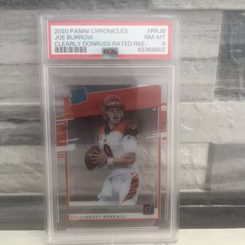 2020 Panini Chronicles - Clearly Donruss Rated Rookie #RR-JB Joe Burrow (RC)
