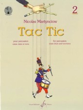Tac Tic Volume 2 - Pour percussion, caisse claire et toms - Recueil + audio