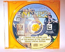 Star Wars Trilogy Making Magic IBM PC CD-ROM Making of Lucas film