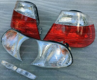未使用  E46 M3 クーペ用 クリアテール 左右セット BMW E46 M3 Coupe Clear Taillights + Indicators Repeater Turn