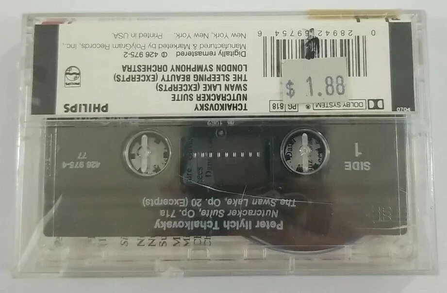 Tchaikovsky Ballet Music Nutcracker - Swan Lake - Sleeping Beauty Cassette Tape - Image 3 of 4