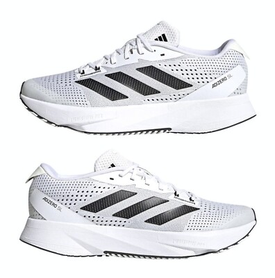 Adidas Men ADIZERO SL SPEED-ENHANCING SUPERLIGHT Running Shoes. Color White. New