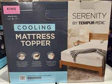 Serenity Tempur-Pedic 3 Inch Cooling Memory Foam Mattress Topper King