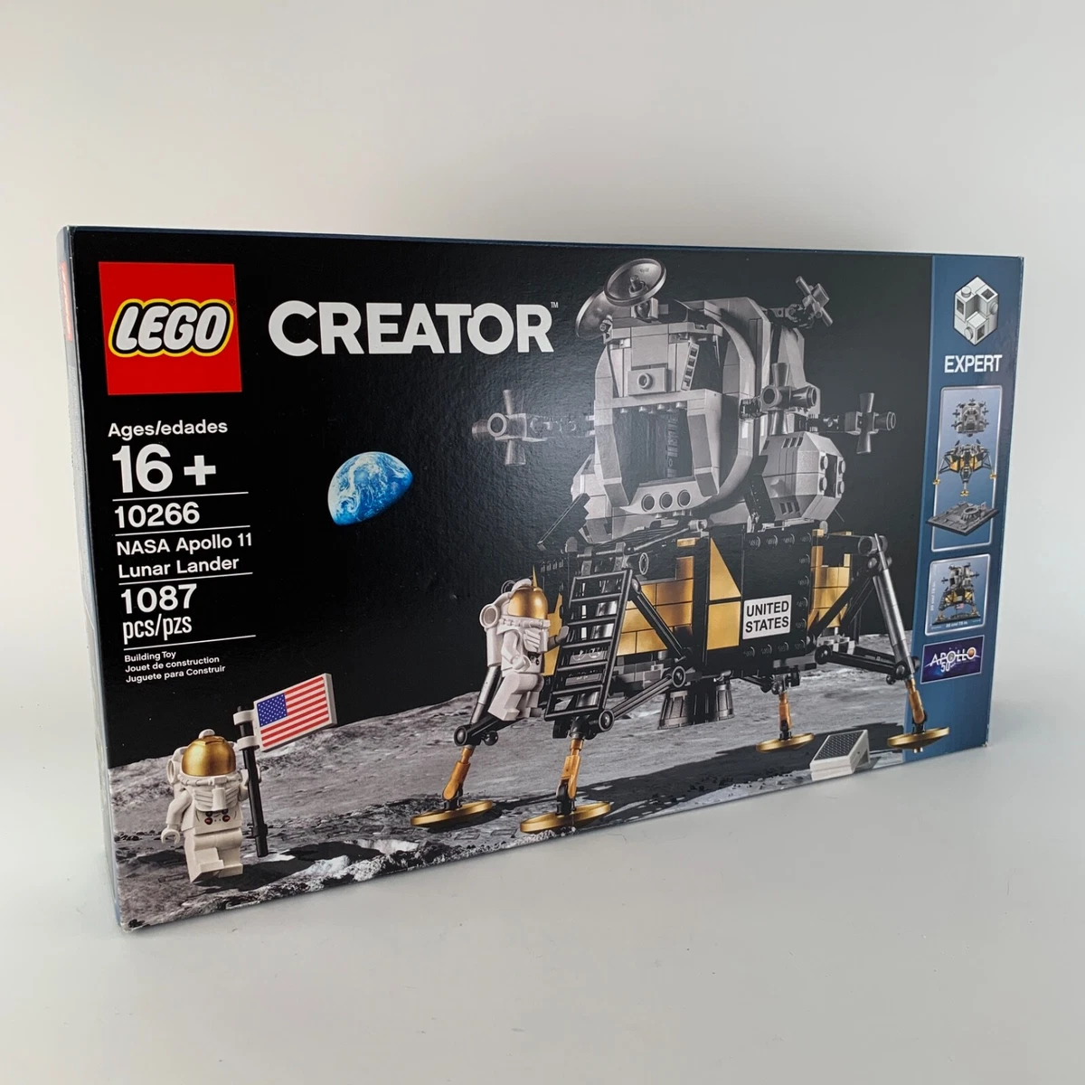 Lego Creator NASA Apollo 11 Lunar Lander 10266 Large Empty BOX