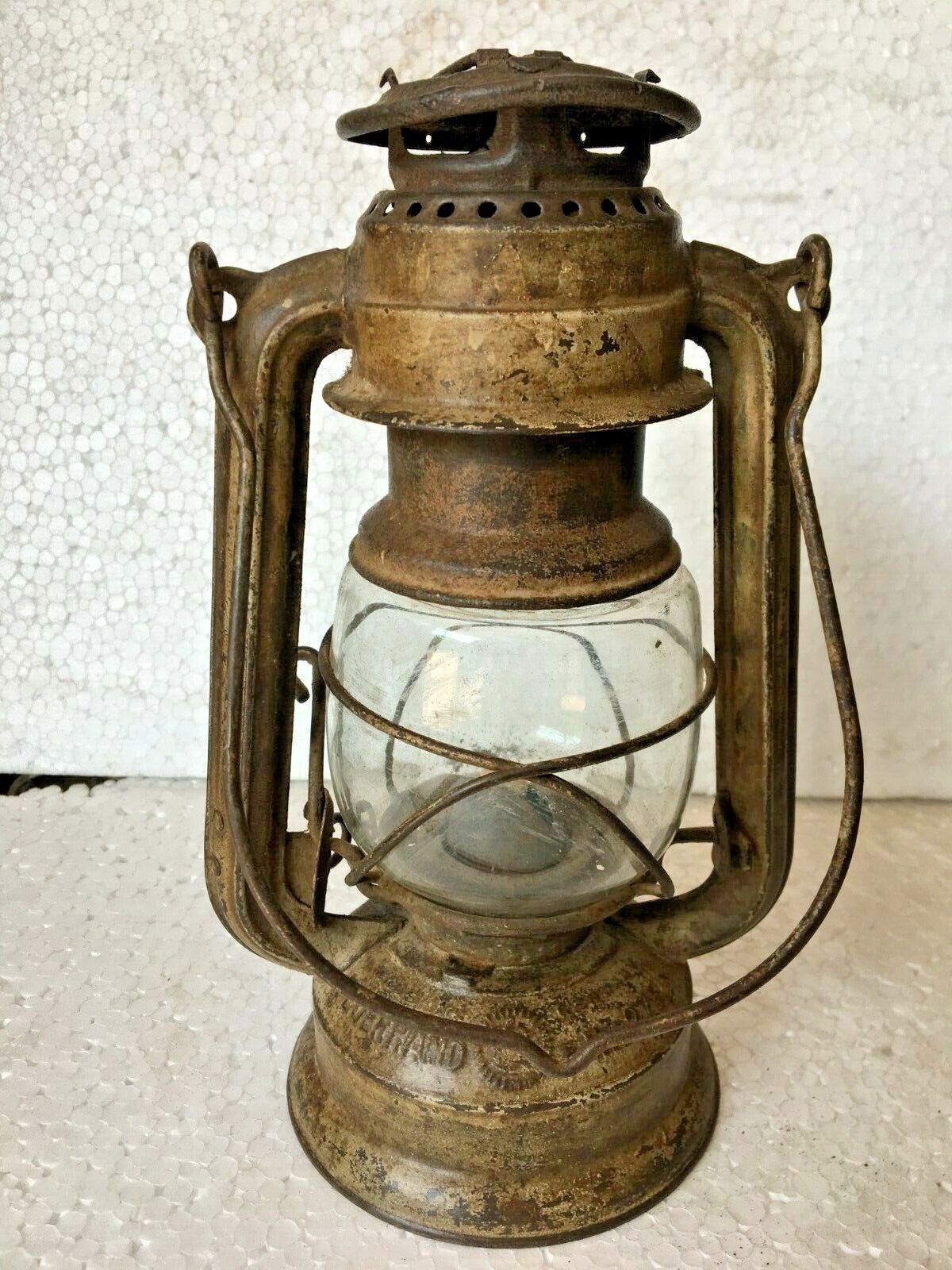 OLD Vintage FEUERHAND Baby No.275 Kerosene Oil Lantern Original Glass  /GERMANY