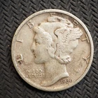 1936 D MERCURY HEAD SILVER DIME ***NICE COIN!*** - FREE SHIPPING! X0105