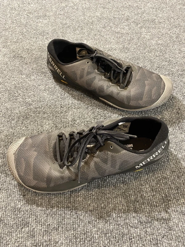 merrell vibram rock climbing barefoot lace up shoes
