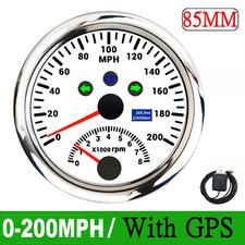 85mm Gps Speedometer Gauge 0-200mph With Tachometer 0-8000rpm For Car Boat 85mm Gps Speedometer Gauge 0-200mph With Tachometer 0-8000rpm For Car Boat