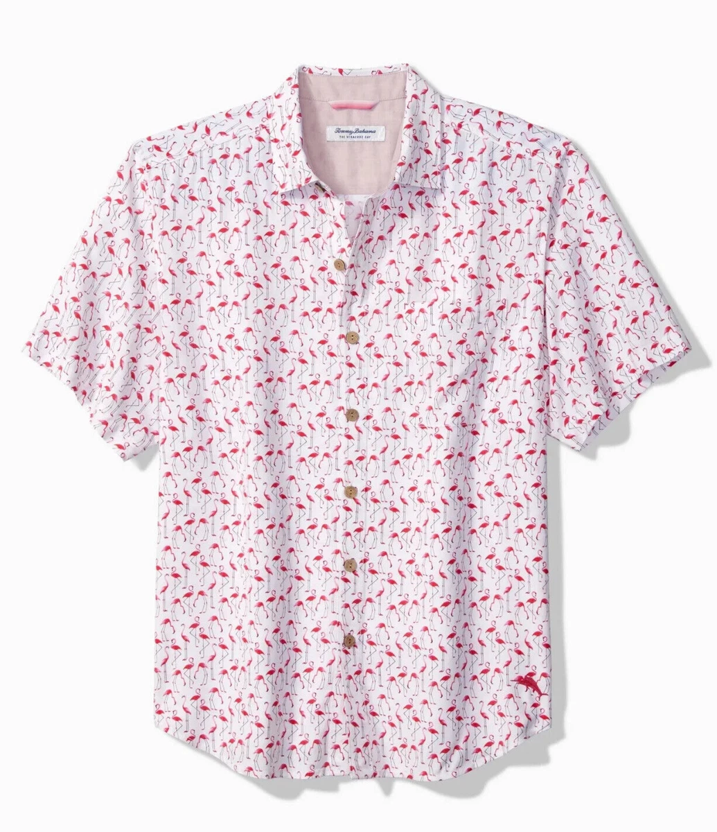 Tommy bahama flamingo clearance shirt