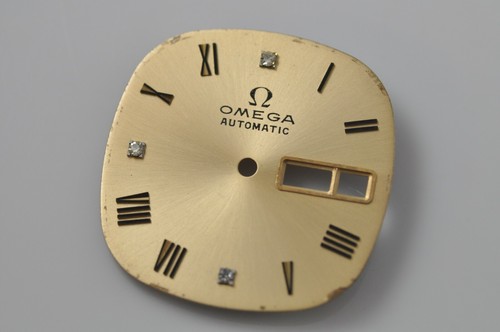 Omega Watch Dial 28x28mm \u0026 plastic ring 