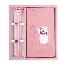 Wrapables Diary Journal Notebook with Gel Pen Set