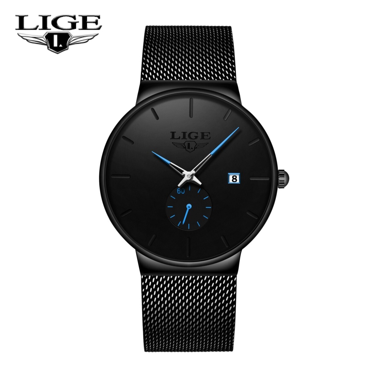 Montre bracelet homme en acier pour le bureau et les sorties décontractées