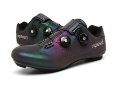 Scarpe MTB Ciclismo Mountain Bike Professionali Traspiranti per Uomo e Donna, compatibili Pedali SPD - Nero 37 EU