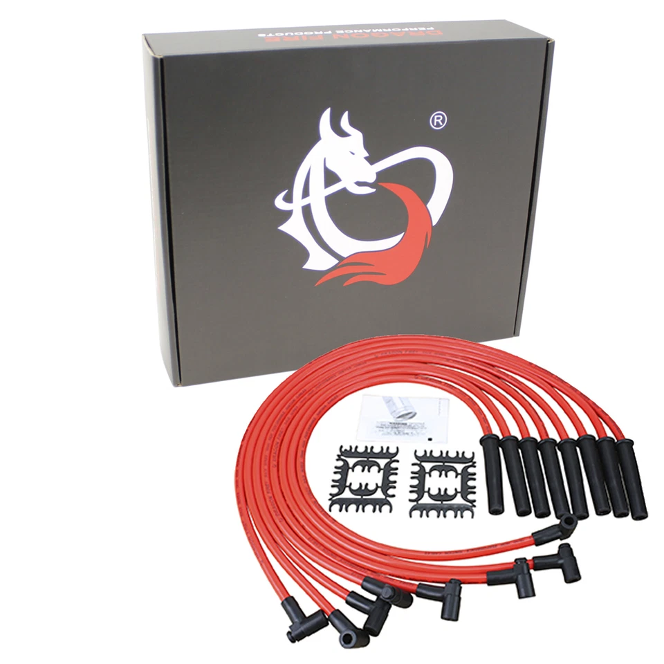 CABLES BUJÍA DRAGON FIRE HEI **PARA FORD FE 290 428 351C 351M 400M 429 460 Foto 2 de 4