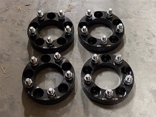 4x USED 1.25" Wheel Spacers 5x5.5 to 5x5.5 9/16" Inch Studs Fits Dodge Ram Mitsu