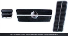 1967-68 Camaro, Firebird Complete Replacement Pedal Set, with Disc Brakes, Auto