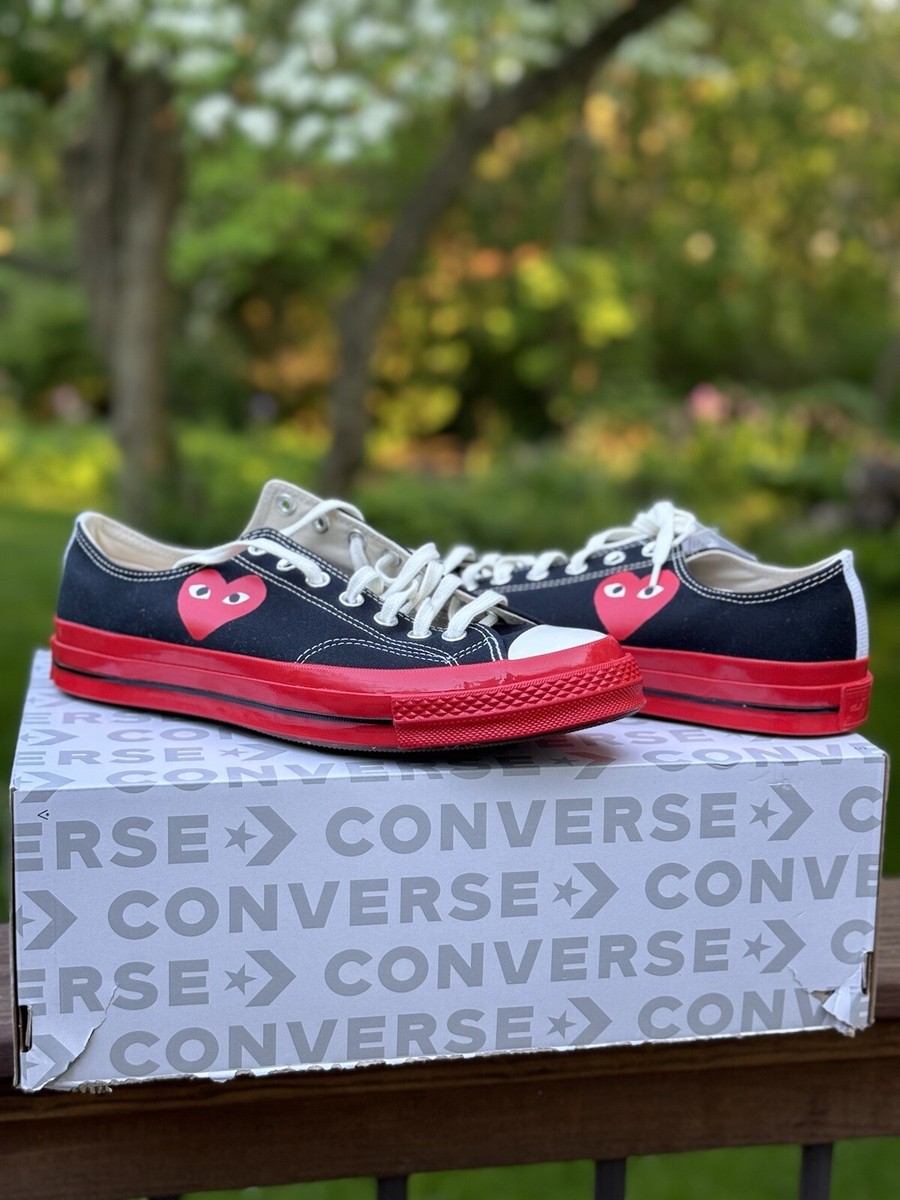 Chuck 70 Comme Des Garcons Converse Black Low Chuck 70 Cdg Black