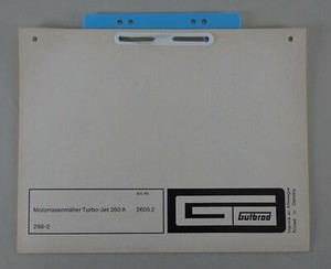 Teilekatalog / Ersatzteilliste Gutbrod Motorrasenmäher Turbo-Jet 350 A