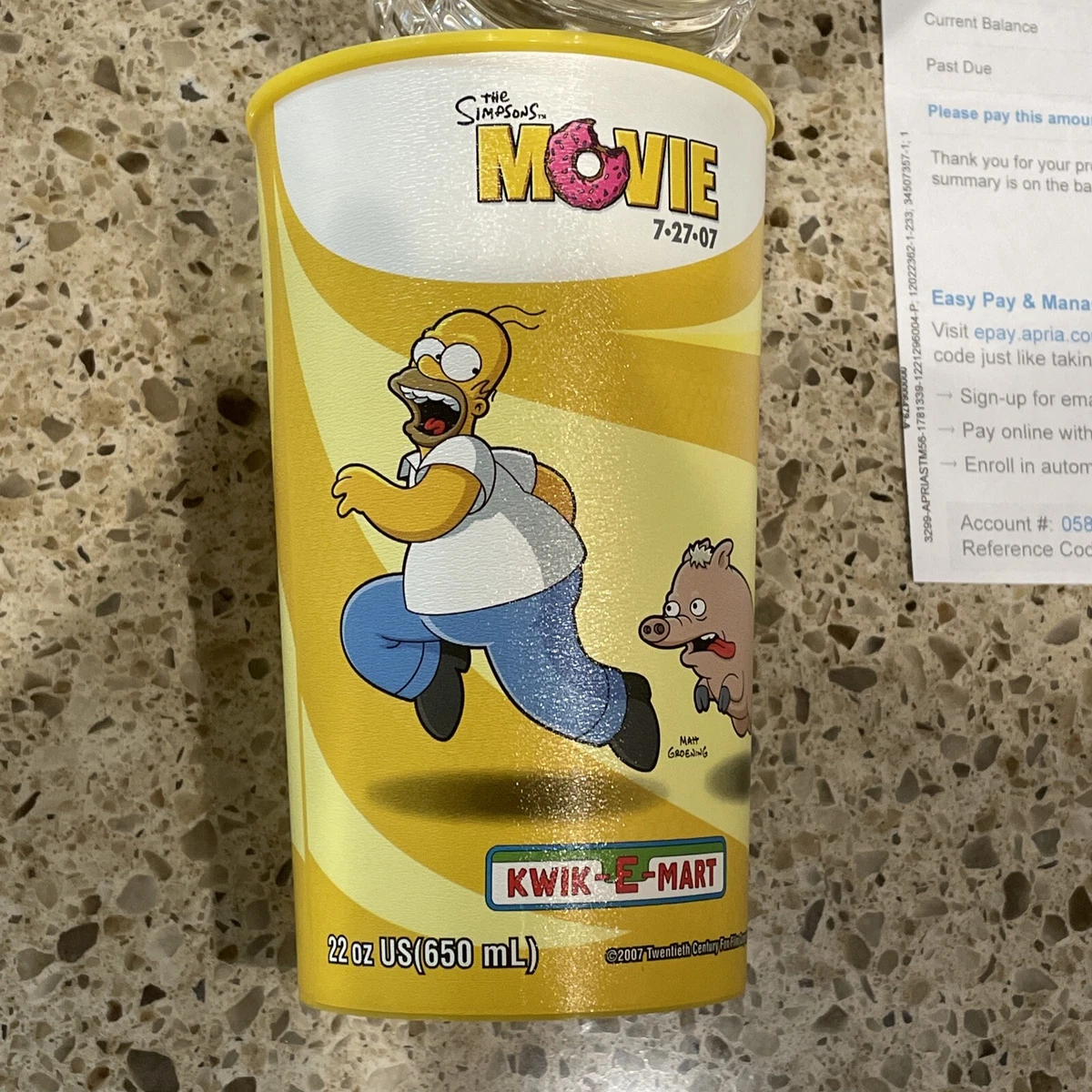 The Simpsons Movie 2007 Kwik-E-Mart Cup 7-11 HOMER and SPIDER-PIG Rare |  eBay