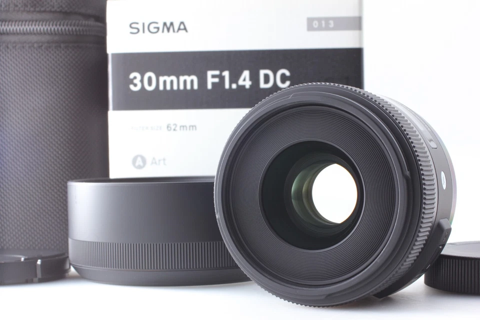 【UNUSED BOXED Case Hood】Sigma 30mm f/1.4 DC HSM Art Lens for Canon EF From JAPAN - Image 2 of 4