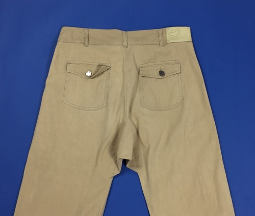 Twin set pantalone donna usato chino W30 tg 44 beige relaxed comodo pants T4581 - Foto 9 di 12