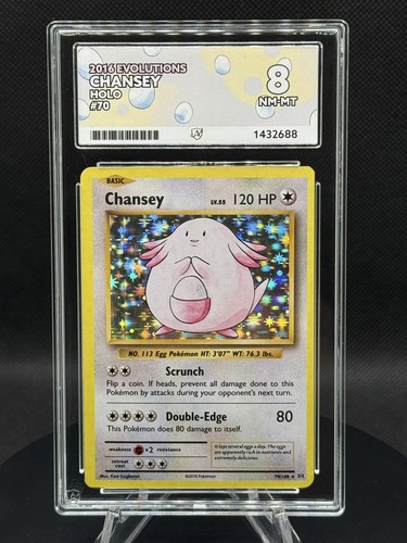 Chansey graded ACE 8 for sale on eBay
