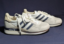 Adidas Originals ZX 500 Trainers UK Size 6 NEW with TAGS FX6908 Beige/White Navy
