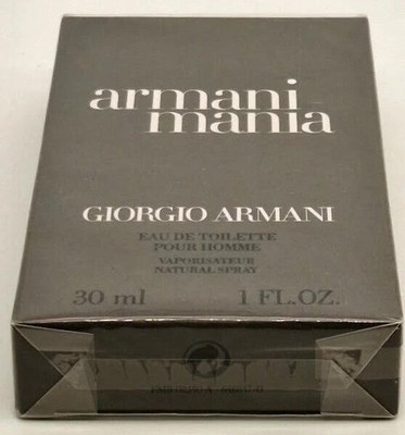 ❤️ARMANI MANIA FOR MEN,GIORGIO ARMANI,1oz 30ml,EDT,BATCH UX024F