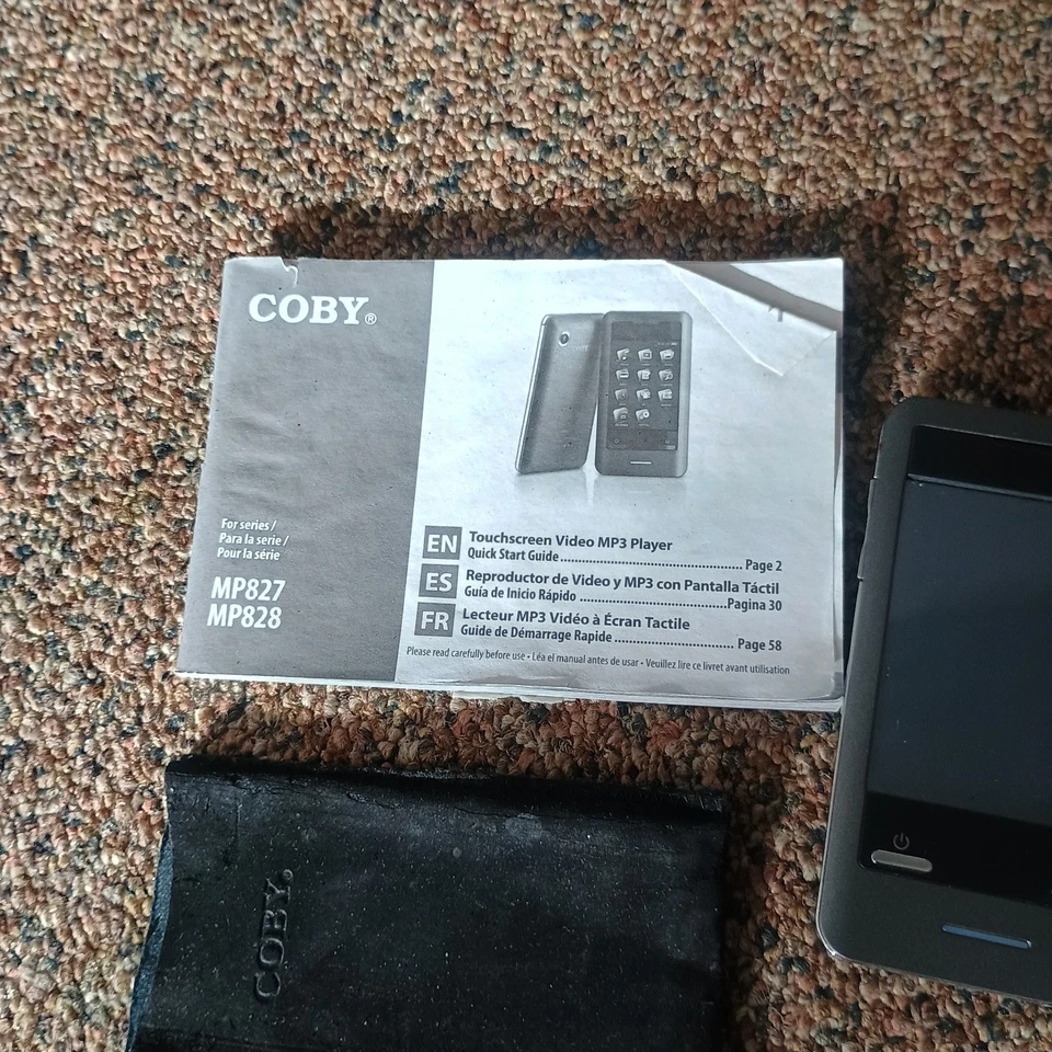Coby 4 GB 2.8" Touchscreen Video MP3 Player W/ Camera Black MP828-4G - Image 4 of 4