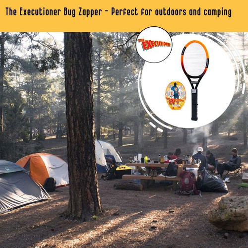The Executioner Fly Killer Mosquito Swatter Racket Wasp Bug Zapper ...
