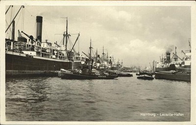 Schiffe Ships Navires Hamburg Levante-Hafen
