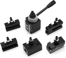 6 Pc AXA Size 250-111 Set Wedge Type Quick Change Tool Post Set Swing Dia 12"