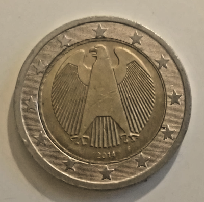 Pièce De 2 Euros Allemagne Avec Erreur De Frappe - Monnaie Rare Pour Collectionneur