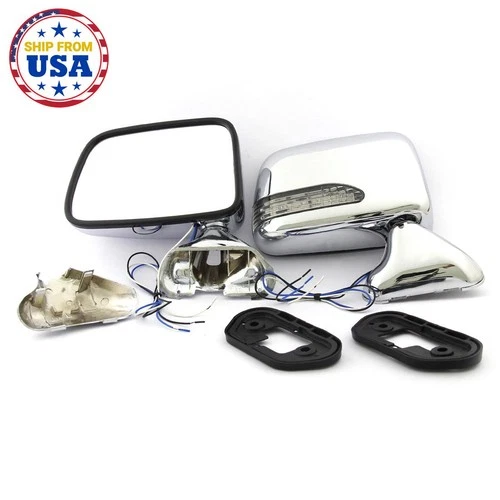 88-1998 FIT TOYOTA HILUX LN50 56 LN60 85 106 4RUNNER LED CHROME DOOR MIRRORS L/R