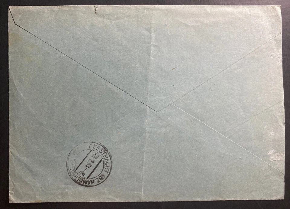 1934 Lauenburg Germany Commercial cover To Hamwarde - Image 2 of 2