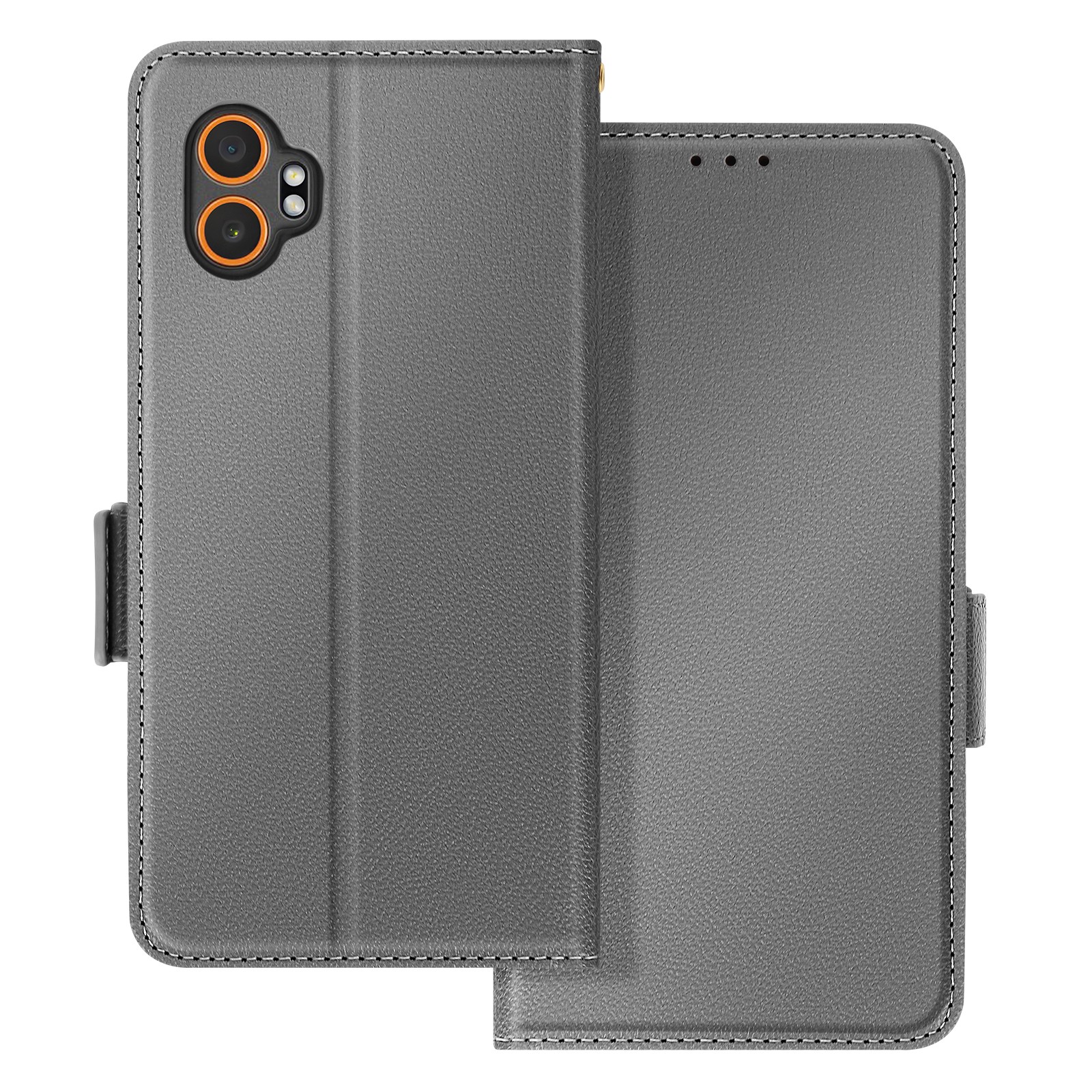 Bracelet support et coque Galaxy XCover 7 antichoc grise - 2
