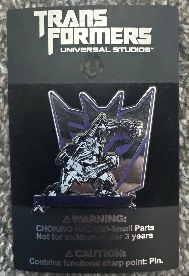 New Universal Studios Hasbro Transformers Auto Bots And Deceptacon’s Pins - Image 3 of 4