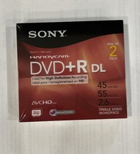 Sony Handycam DVD R DL Double Layer , 8cm discs, 2.6 GB