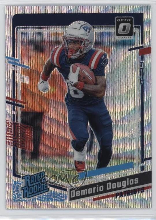 2023 Panini Donruss Optic Rated Rookie Wave Prizm /300 Demario Douglas #300 13c1