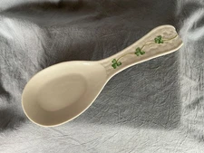 Belleek Ireland Large Shamrock Spoon Rest/Ashtray/Pipe Holder 15th Brown Mark
