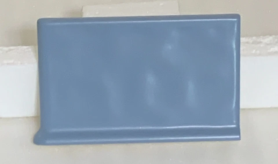 New Florida Vermont Blue#566 Potters Touch Left Finish Cove Base  4 " x  6 " - Image 4 of 4