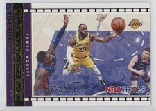 2021-22 Panini NBA Hoops Lights Camera Action Winter LeBron James #28 0w6