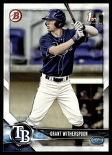 2018 Bowman Draft Grant Witherspoon Tampa Bay Rays #BD-152