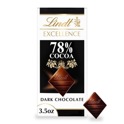 Lindt EXCELLENCE 78% Cocoa Dark Chocolate Bar, 3.5 Ounce (Pack of 1) 