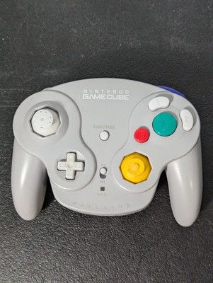 Nintendo GameCube Wavebird Controller Silver Platinum DOL-004