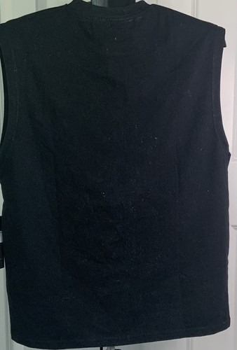 Nueva con etiquetas Public Supply NYC Hombre’s Envejecido Negro Sin Mangas Camiseta Muscular Grande - Imagen 2 de 8