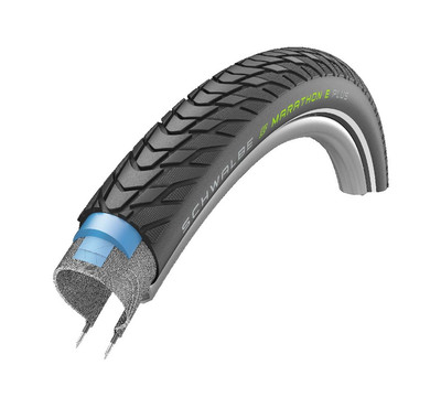 Starrer Reifen für Fahrrad MARATHON E-PLUS 28x1.40 HS498 PERF TWINSKIN SMART DUA